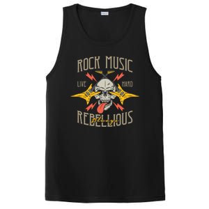 Rock Music Live Hard Always PosiCharge Competitor Tank