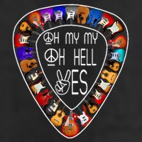 Retro Music Lover's Yes Hells My Petty Guitar Adult Drive Performance Visor