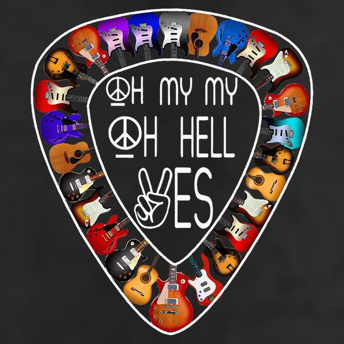 Retro Music Lover's Yes Hells My Petty Guitar Adult Drive Performance Visor