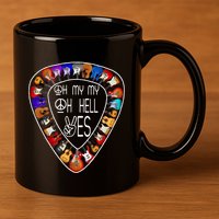Retro Music Lover's Yes Hells My Petty Guitar 11oz C Handle Ceramic Mug