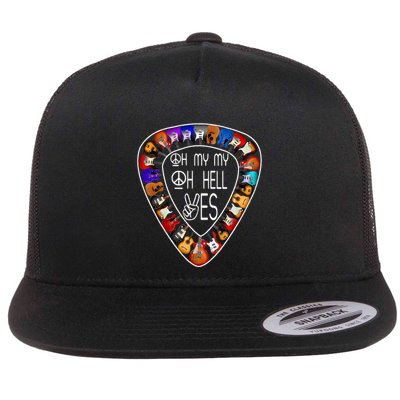 Retro Music Lover's Yes Hells My Petty Guitar Flatbill Hat