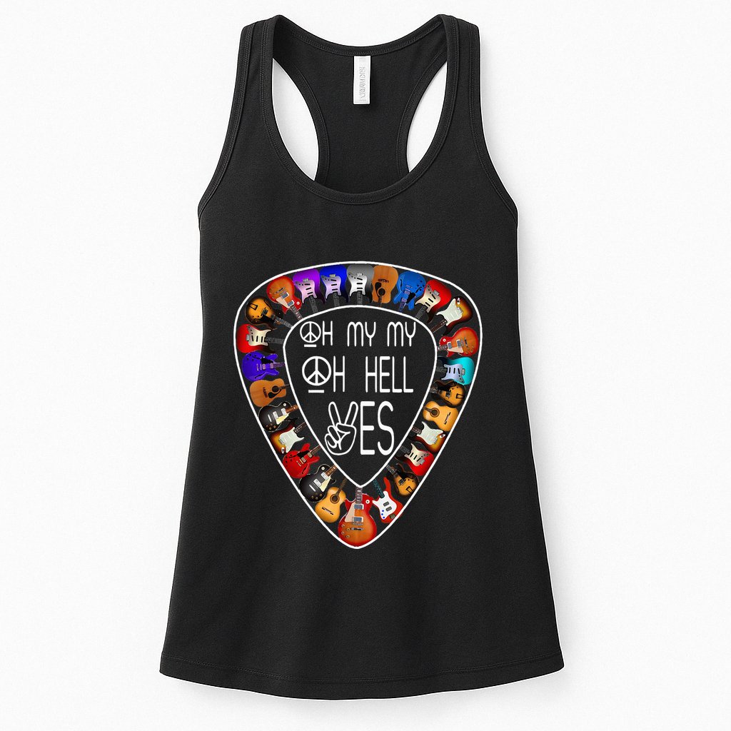 Retro Music Lover's Yes Hells My Petty Guitar Womens Tank Top
