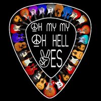Retro Music Lover's Yes Hells My Petty Guitar Toddler Hoodie