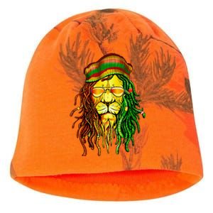 Reggae Music Lovers Jamaican Lion Kati - Camo Knit Beanie