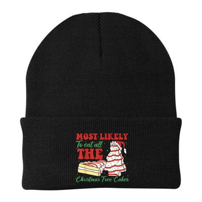 Retro Most Likely To Eat All The Christmas Tree Cakes Debbie Beanie