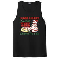 Retro Most Likely To Eat All The Christmas Tree Cakes Debbie PosiCharge Competitor Tank