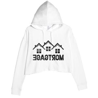 Reverse Mortgage Loan Crop Fleece Hoodie