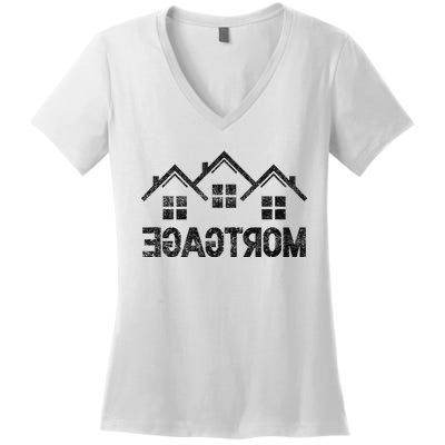 Reverse Mortgage Loan Women's V-Neck T-Shirt