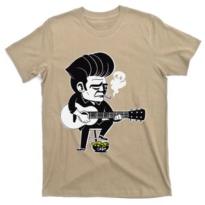 Retro Music Lover Funny Player Guitar Funny Quote Cash Meme T-Shirt