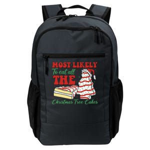 Retro Most Likely To Eat All The Christmas Tree Cakes Debbie Daily Commute Backpack