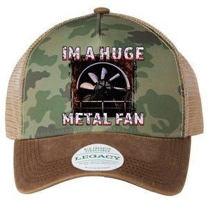 Rock Music Lover Funny Im A Huge Heavy Metal Fan Joke Pun Legacy Tie Dye Trucker Hat