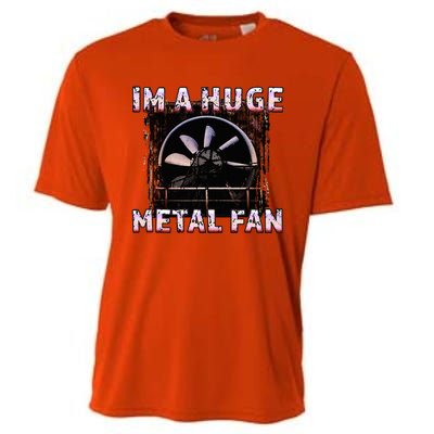 Rock Music Lover Funny Im A Huge Heavy Metal Fan Joke Pun Cooling Performance Crew T-Shirt