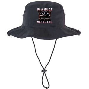 Rock Music Lover Funny Im A Huge Heavy Metal Fan Joke Pun Legacy Cool Fit Booney Bucket Hat