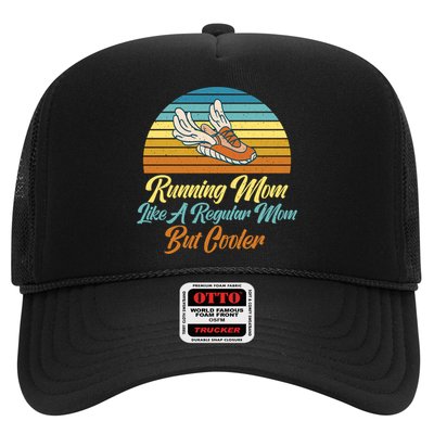 Running Mom Like A Regular Mom But Cooler Marathon Runner Meaningful Gift Trucker Hat