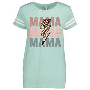 Retro Mama Leopard Mama Enza Ladies Jersey Football T-Shirt