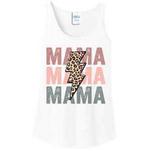 Retro Mama Leopard Mama Ladies Essential Tank