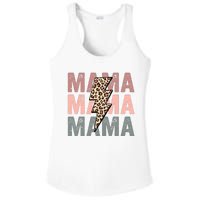 Retro Mama Leopard Mama Ladies PosiCharge Competitor Racerback Tank