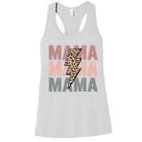 Retro Mama Leopard Mama Women's Racerback Tank