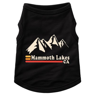 Retro Mammoth Lakes California Ca Mountain Ski Doggie Tank