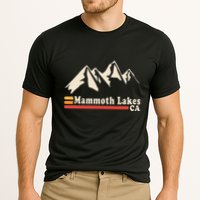 Retro Mammoth Lakes California Ca Mountain Ski Cooling Performance Crew T-Shirt