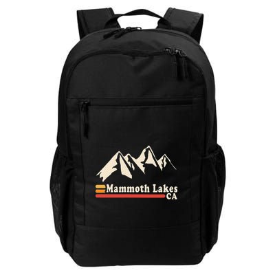 Retro Mammoth Lakes California Ca Mountain Ski Backpack