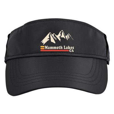 Retro Mammoth Lakes California Ca Mountain Ski Adult Drive Performance Visor