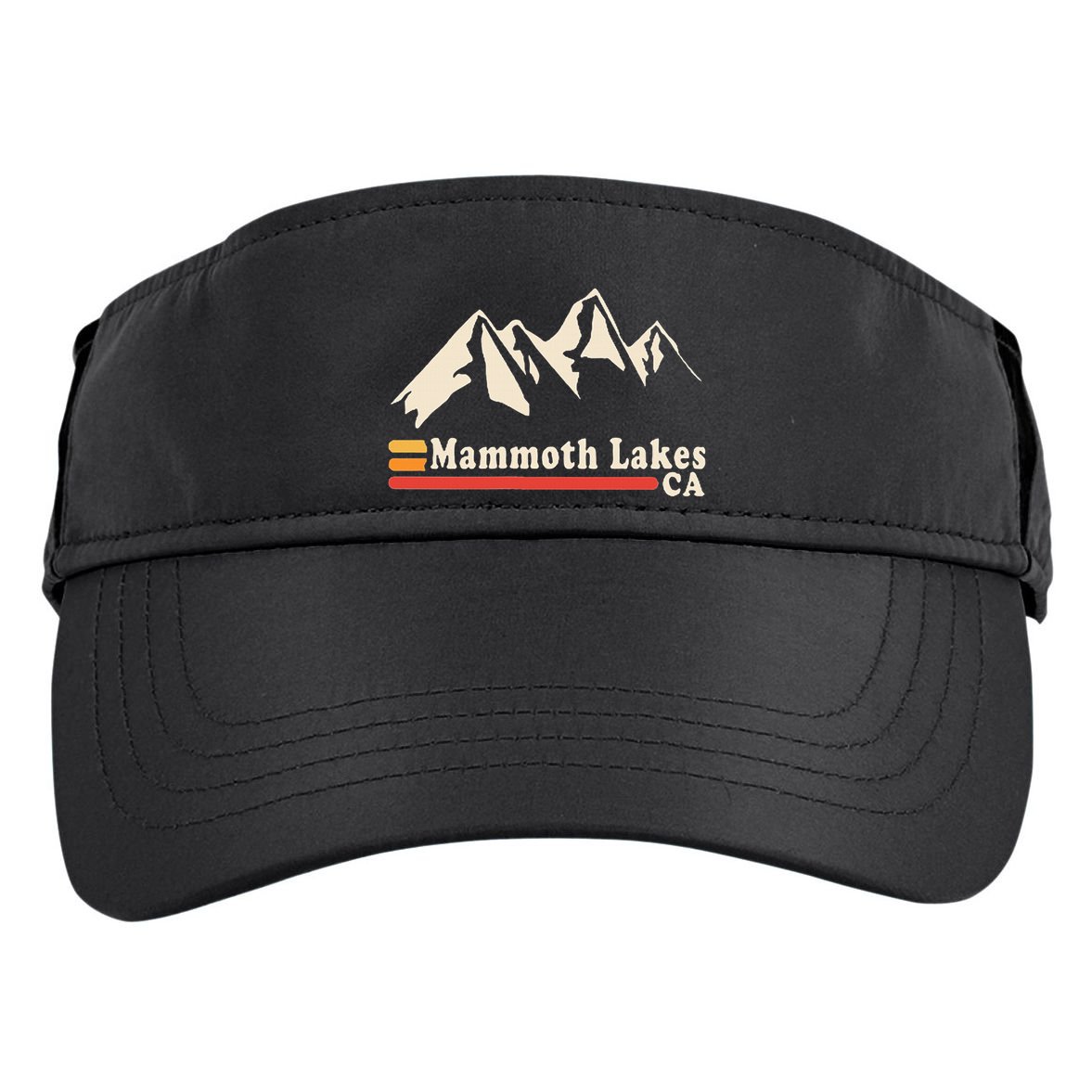 Retro Mammoth Lakes California Ca Mountain Ski Adult Drive Performance Visor