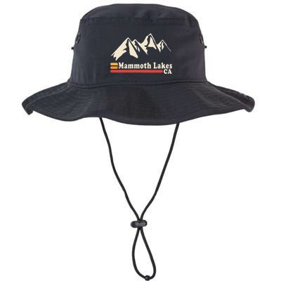 Retro Mammoth Lakes California Ca Mountain Ski Bucket Hat