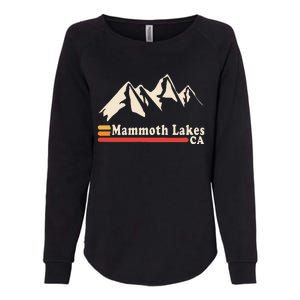 Retro Mammoth Lakes California Ca Mountain Ski Womens California Wash Sweatshirt