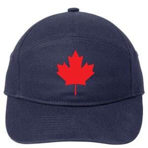 Red Maple Leaf Flag Of Canada Cool Canadian Flags 7-Panel Snapback Hat