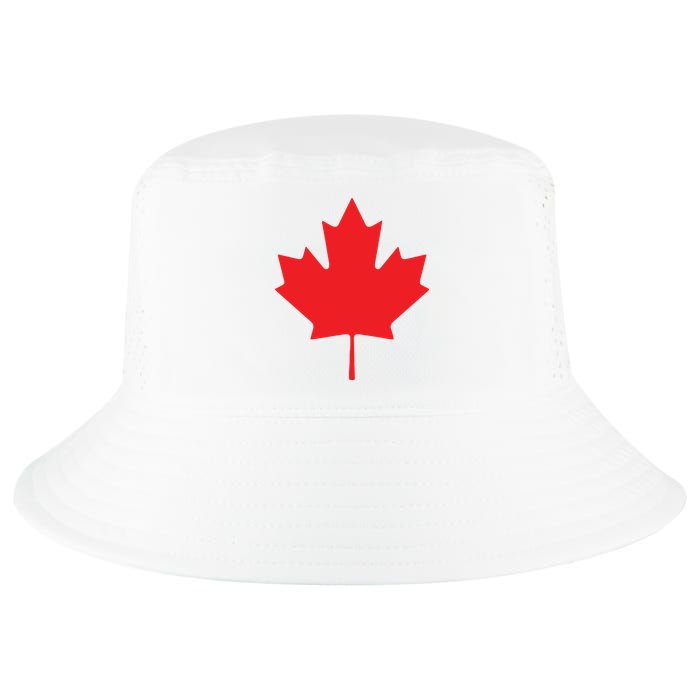 Red Maple Leaf Flag Of Canada Cool Canadian Flags Cool Comfort Performance Bucket Hat