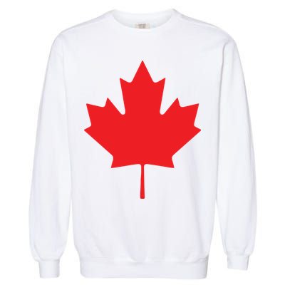 Red Maple Leaf Flag Of Canada Cool Canadian Flags Garment-Dyed Sweatshirt