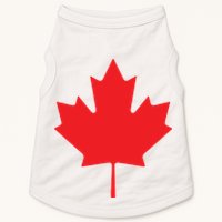 Red Maple Leaf Flag Of Canada Cool Canadian Flags Doggie Tank