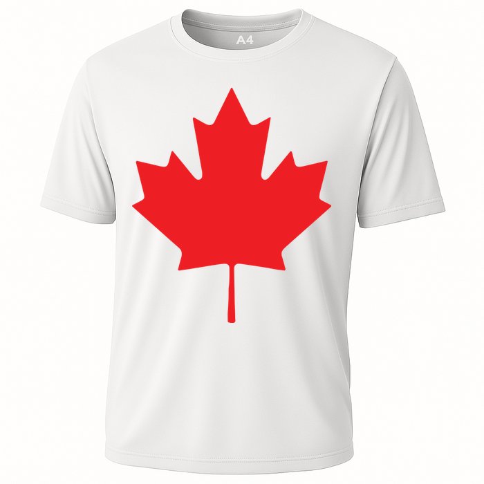 Red Maple Leaf Flag Of Canada Cool Canadian Flags Performance Shirt