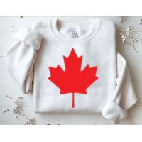 Red Maple Leaf Flag Of Canada Cool Canadian Flags Sweatshirt