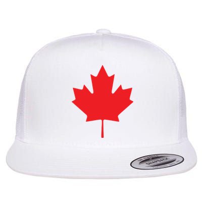 Red Maple Leaf Flag Of Canada Cool Canadian Flags Flatbill Hat