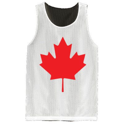 Red Maple Leaf Flag Of Canada Cool Canadian Flags Mesh Reversible Basketball Jersey Tank