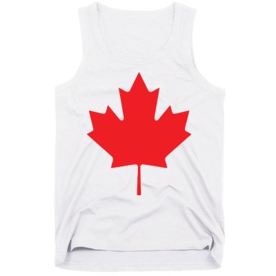 Red Maple Leaf Flag Of Canada Cool Canadian Flags Tank Top