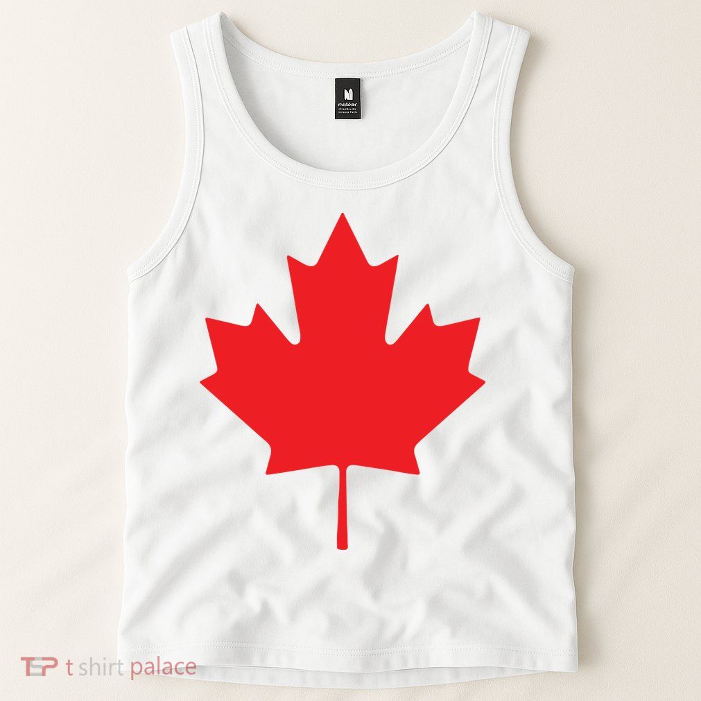 Red Maple Leaf Flag Of Canada Cool Canadian Flags Tank Top