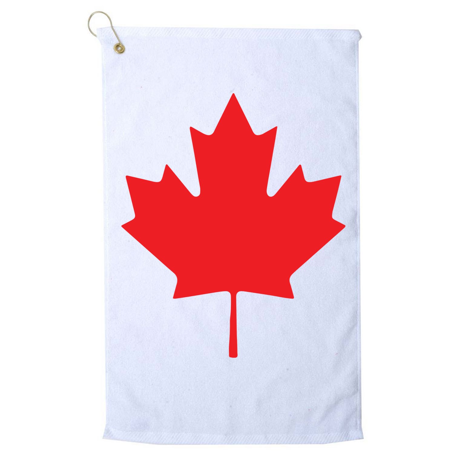 Red Maple Leaf Flag Of Canada Cool Canadian Flags Golf Towel