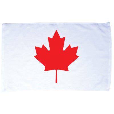 Red Maple Leaf Flag Of Canada Cool Canadian Flags Microfiber Hand Towel
