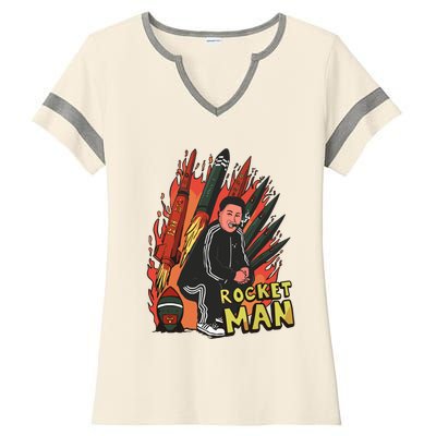 Rocket Man Limited Ladies Halftime Notch Neck Tee