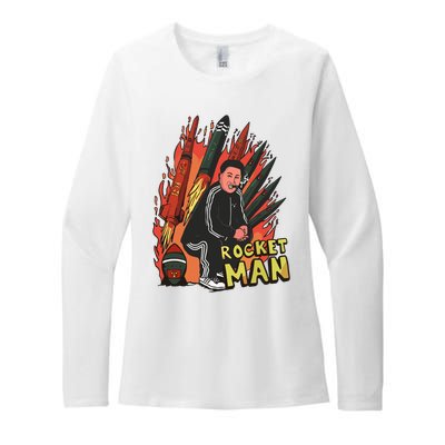 Rocket Man Limited Womens CVC Long Sleeve Shirt