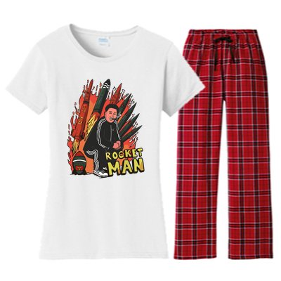 Rocket Man Limited Women's Flannel Pajama Set