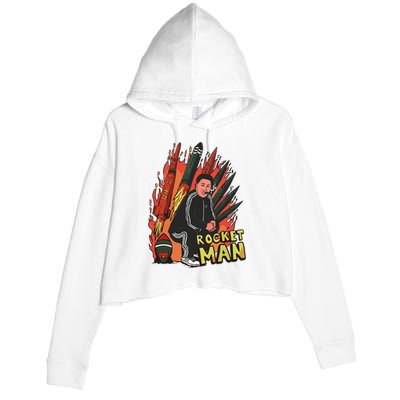 Rocket Man Limited Crop Fleece Hoodie