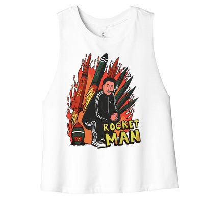 Rocket Man Limited Women's Racerback Cropped Tank