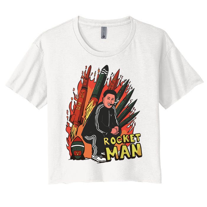 Rocket Man Limited Women's Crop Top Tee