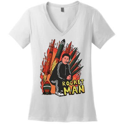 Rocket Man Limited Women's V-Neck T-Shirt