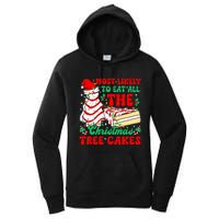 Retro Most Likely To Eat All The Christmas Tree Cakes Debbie Women's Pullover Hoodie