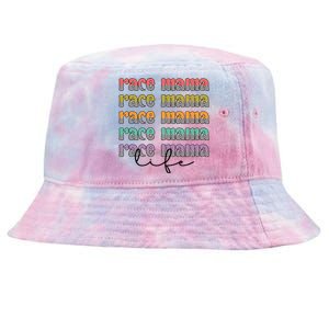 Race Mama Life Proud Racing Mama Race Mother Gift Tie-Dyed Bucket Hat